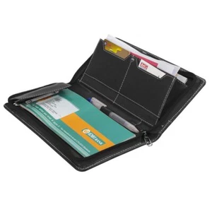 Black Leatherette Cheque Book Holder/Document Holder - Picture 1 of 5