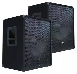 E-Lektron SUB-Q45A 2X18" inch Active PA 2000W Subwoofer Speakers DJ Party Club - Picture 1 of 9