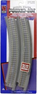 LIFE-LIKE 21348 POWER-LOC CURVED TRACK HO NICKEL SILVER (12 QTY FULL CIRCLE) NEW - Picture 1 of 1