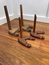 Wooden Easel 6” & 4 1/2"  Plate Dish Photo Display Easel Stand - Vintage LOT 4