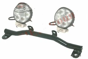 Se adapta a Royal Enfield Front Number Plate Studs Holder Bar White LED antin... - Imagen 1 de 11