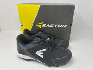 Botines de béisbol Easton 360 Inst Rt juveniles talla 2 negros/cargadores/blancos marca en caja - Imagen 1 de 4