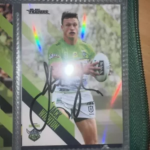 Jack Wighton Signed 2021 Traders Parallel NRL card Canberra Raiders - Picture 1 of 1