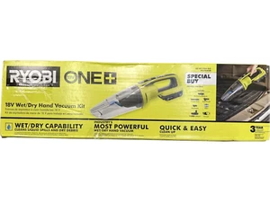 RYOBI PCL702KSB ONE+ 18V Cordless Wet/Dry Hand Vacuum w/ Accessories - TOOL ONLY - Picture 1 of 2