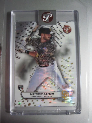 2023 TOPPS PRISTINE ENCASED PRISTINE MATTHEW BATTEN RC #225 - Image 1 of 2
