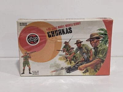 Airfix 1/32 WWII Ghurkas SEALED Box 29 Pieces Target Box 1/32 (B) Foto 1 de 4