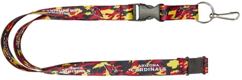 Arizona Cardinals NFL Breakaway Lanyard Key Chain Ring Camouflage Camo Cover
