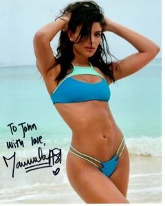 MANUELA ALVAREZ HERNANDEZ Signed 8x10 SPORTS ILLUSTRATED SWIMSUIT Photo To John - Picture 1 of 1