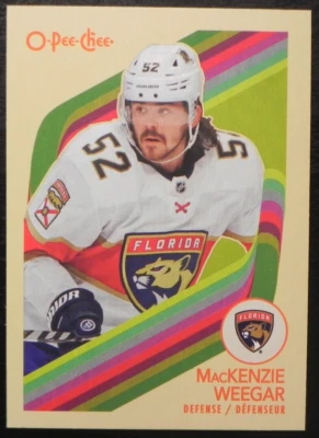 2023-24 23/24 O-Pee-Chee RETRO #315 MacKenzie Weegar Florida Panthers - Image 1 of 2