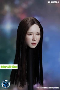 SUPER DUCK 1/6 SDH034B Suntan Beauty Girl Head Sculpt For 12"Female PH Body - Picture 1 of 4