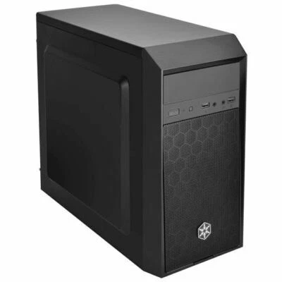 Silverstone SST-PS16B (Black) MATX/Mini-ITX Presion Series Case - Image 1 of 4