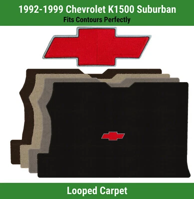 Alfombrilla de carga Lloyd Loop para '92-99 K1500 Suburban con pajarita Chevy roja 1 Foto 1 de 4