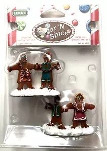Nuevo LEMAX 2004 Sugar 'N Spice Village "Jingle Bell Shuffle" JUEGO DE 2 en paquete. - Imagen 1 de 4