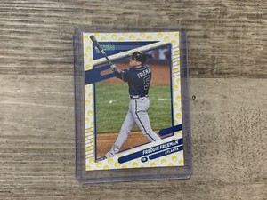 2021 Panini Donruss Baseball Freddie Freeman No.96 Mask Emoji /19