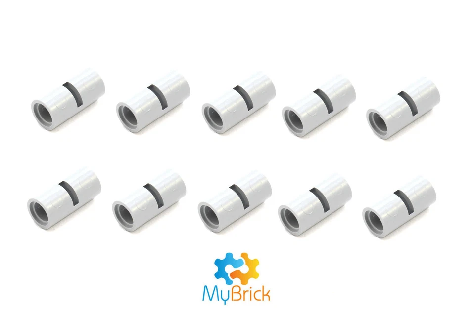 Genuine Lego® 10x White Technic, Connector Round 2L with Slot 62462 - Free Post - image 1 of 1