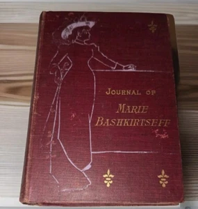 VERY RARE JOURNAL OF MARIE BASHKIRTSEFF HARDCOVER 1908 BOOK ANTIQUE VINTAGE - Picture 1 of 5