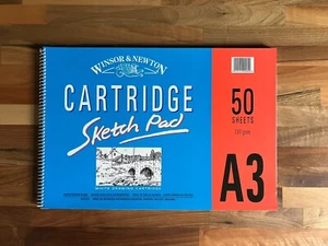 Cartucho Winsor & Newton 50 hojas boceto papel nuevo - Imagen 1 de 3