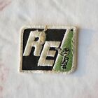 2.25" Vintage "Re" Rural Electric Clothing Patch With Lightning And Person. Blac