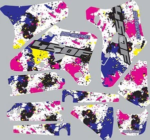 Graphic Kit for 2003-2005 Yamaha YZ450f YZ 450f shrouds fender plastic decals  - Picture 1 of 1