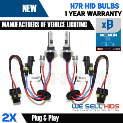 H7R 35W HID XENON BULBS KIT REPLACEMENT METAL UK STOCK 43k 6k 8k 10k - Image 1 of 2