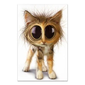 Funny ANY OCCASION Card Too Much Caffeine, Cat, by American Greetings + Envelope - Picture 1 of 4