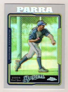 2005 Topps Update Chrome Refractor #188 Manny Parra Brewers BV 6 $ - Bild 1 von 1