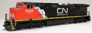 tk Athearn GE Dash 9-44CW Diesel Locomotive Canadian National CN 2660 DC HO - Picture 1 of 9