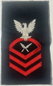 US Navy PO1 E6 Petty Officer First Class Yeoman Patch 4.75 x 8.5" NEW - Picture 1 of 4