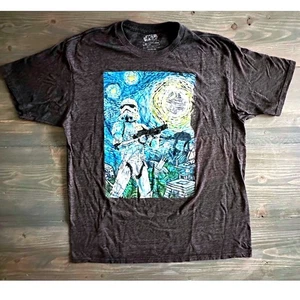 Star Wars Stormtrooper Sternennacht Van Gogh Grafik T-Shirt XL - Bild 1 von 5