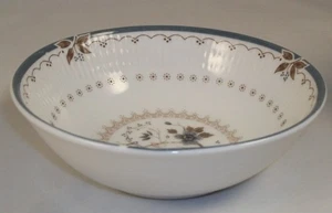 Frutero Royal Doulton Old Colony flores azules hojas marrones - Imagen 1 de 3
