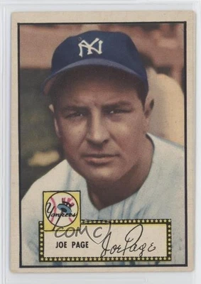 1952 Topps Joe Page (Black Back Bio begins with The ace) #48 - Image 1 of 2