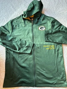 Green Bay Packers Full-Zip Hoodie with Logo Size XL #714 - Picture 1 of 6