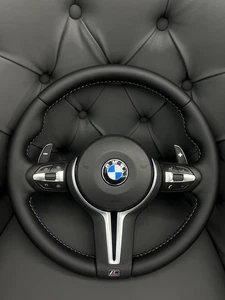 BMW M Lenkrad F20 F21 F22 F24 F30 F31 F32 F34 F36 Airbag Leder  - Bild 1 von 3