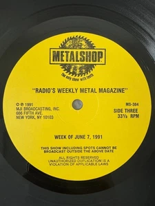 METALSHOP LP 384 BLACK SABBATH Slayer JUDAS PRIEST Anthrax MEGADETH INTERVIEWS.+ - Picture 1 of 5