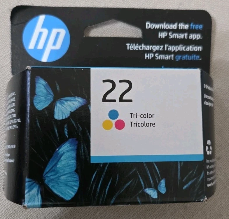 HP C9352AN #22 Tri-Color Ink Cartridge