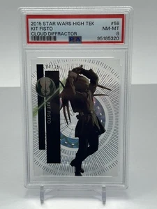 2015 Star Wars High Tek 58 Kit Fisto Cloud Diffractor PSA 8 Near Mint - Picture 1 of 2