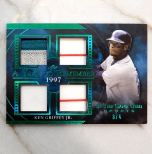 Ken Griffey Jr 2022 Leaf ITG AYR-24 Year to Remember 1997 Quad Patch Relic /4 - Picture 1 of 2