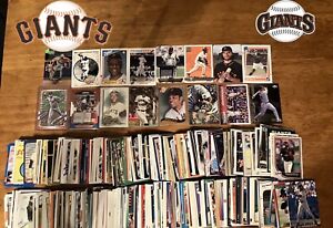 San Francisco Giants 550-count Lot. Tons+ Rookies/1sts. Stars/Inserts All Eras