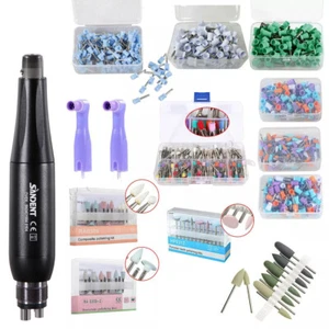 Dental Hygiene Prophy Handpiece 360°Swivel/Composite Polishing Kit RA HP Burs ns - Picture 1 of 127