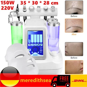 7 in 1 BIO RF Hydro Dermabrasion Aqua Peel Machine bellezza cura della pelle 220 V DHL - Foto 1 di 12