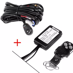 Kit de arnés de cableado de control remoto interruptor de encendido y apagado relé 12V 40A barra de luz de trabajo LED - Imagen 1 de 12
