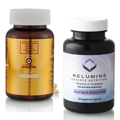 Tatiomax Gold Glutathione Whitening Gel Capsules with 1800mg of Glutathione