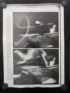 Apolo 15 1971 NASA Cabo Kennedy Saturno 5 cohete despegue foto de prensa 8 x 11 - Imagen 1 de 3