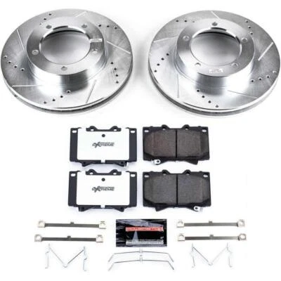 PowerStop Disc Brake Kit - Front - Fits Lexus LX470 1998-2007, Toyota Land Cruis Foto 1 de 4