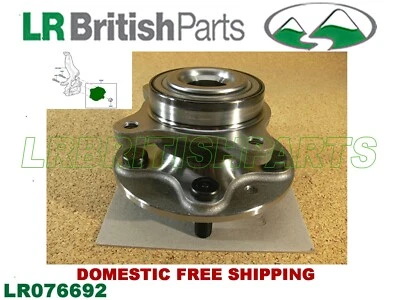 LAND ROVER FRONT HUB BEARING LR3 LR4 RANGE ROVER SPORT 05-13 NEW LR076692 - Image 1 of 4