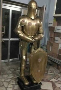 Antiker Ritterrüstung Tempelritter, antike Kampfrüstung, tragbares Kostume - Bild 1 von 5