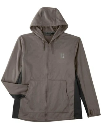 REEL LEGEND: OFFSHORE: BLACK PEAR: GREY: FULL ZIP: HOODIE: SIZE LARGE: BRAND NEW - Image 1 of 4