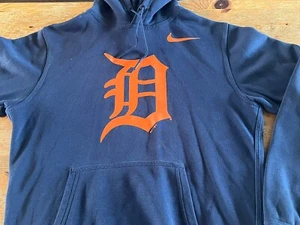 Nike Detroit Tigers Hoodie Sweatshirt MLB Baseball Gr. S Old English D Logo - Bild 1 von 12