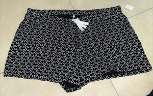 Pajama Shorts Women’s XL Alfani Intimates Black/White Patterned - Picture 1 of 3