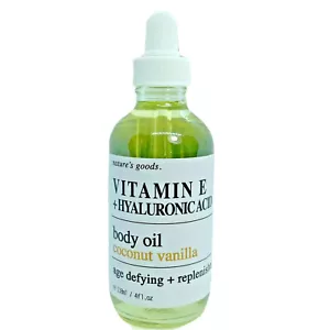 Nature's Goods Vitamina E + Olio Corpo Acido Ialuronico SFIDA L'ETÀ + RIEMPIE - Foto 1 di 9